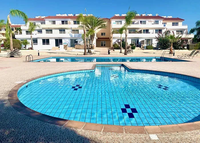 Nissi Beach Ayia Napa Pool View Apartment Large Terrace 450M From Nissi Beach