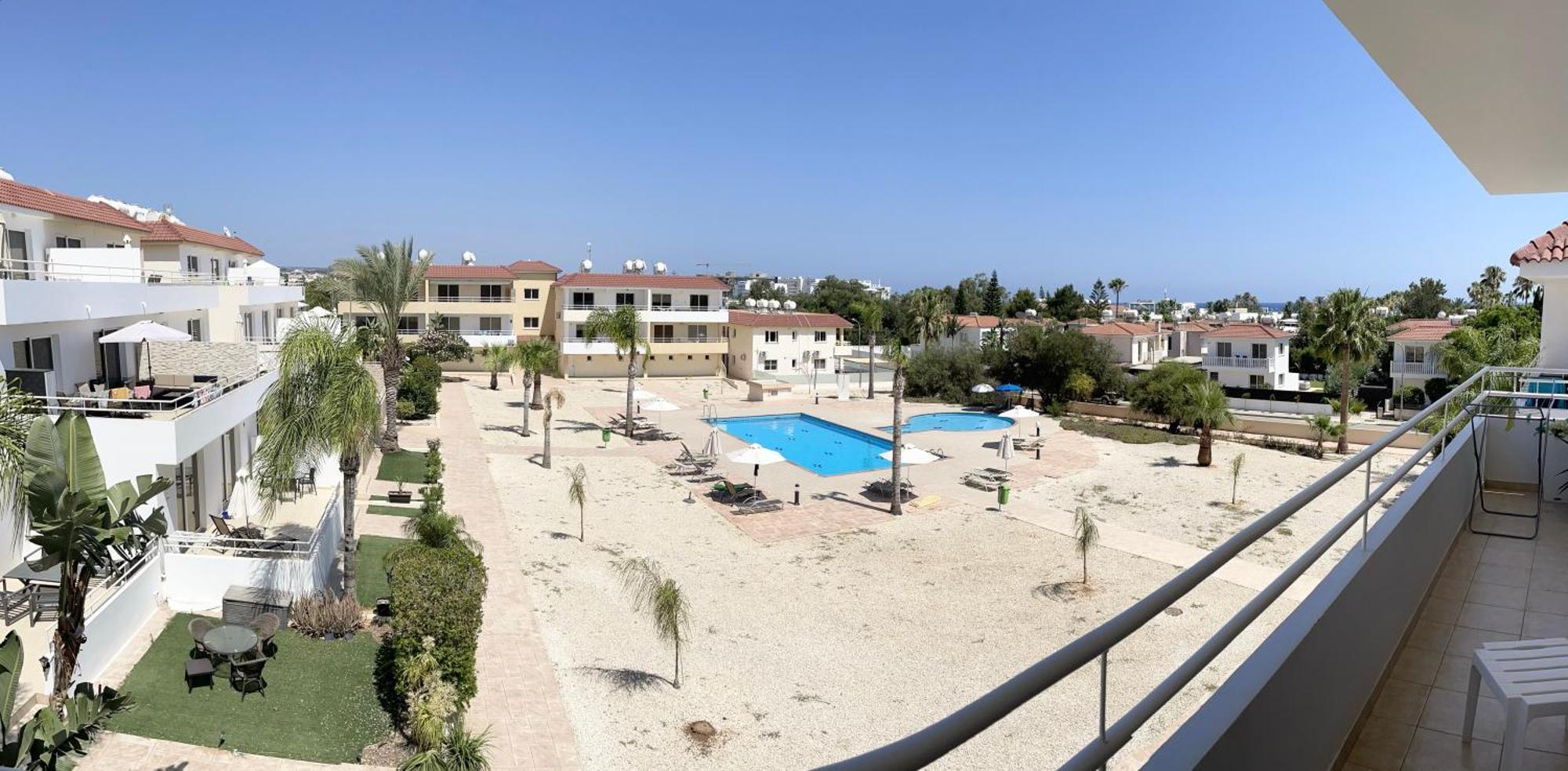 Nissi Pool View Large Terrace 450m From Nissi Ayia Napa